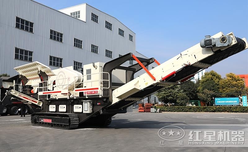 履帶移動式小型石頭破碎機(jī)，環(huán)保安全