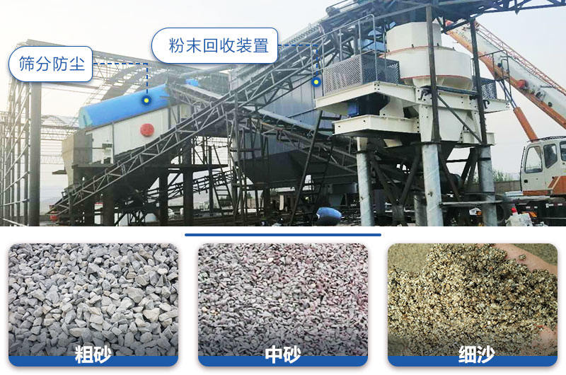 合理的建筑用砂制砂機設計，綠色環保