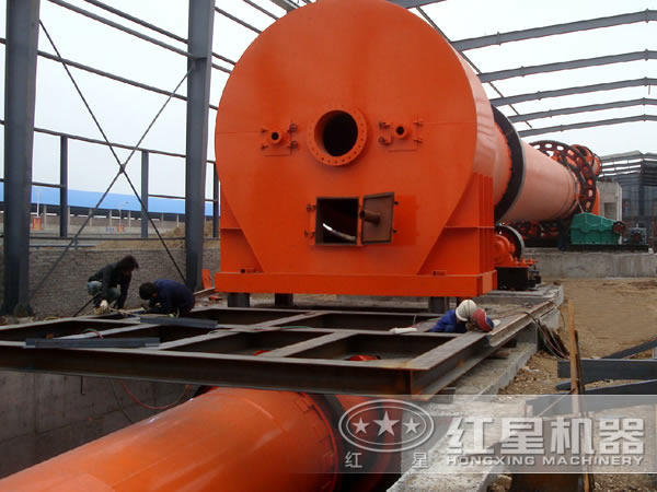 河北客戶回轉(zhuǎn)窯生產(chǎn)現(xiàn)場 河北客戶回轉(zhuǎn)窯生產(chǎn)現(xiàn)場