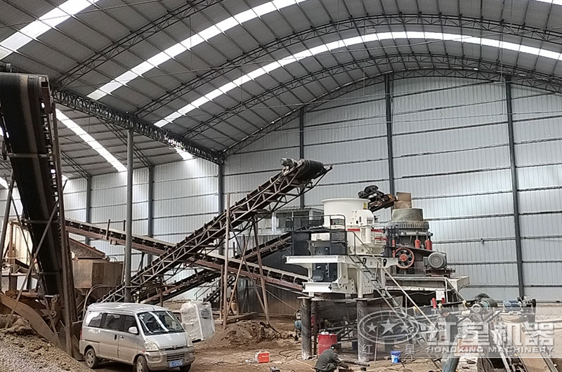 石頭制砂生產(chǎn)客戶現(xiàn)場實(shí)拍 石頭制砂生產(chǎn)客戶現(xiàn)場實(shí)拍